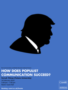 How Does Populist Communication Succeed? @ University of Westminster (Fyvie Hall) | England | United Kingdom