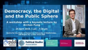 Democracy, the Digital and the Public Sphere @ University of Westminster | England | United Kingdom